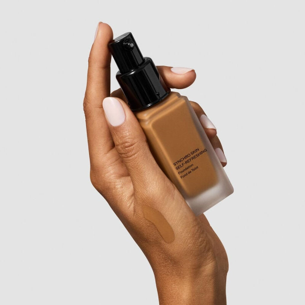 Shiseido Synchro Skin Self-Refreshing Foundation SPF 30 Amber 440 – Medium-to-Full Coverage, Natural Semi-Matte, 24-Hour Wear