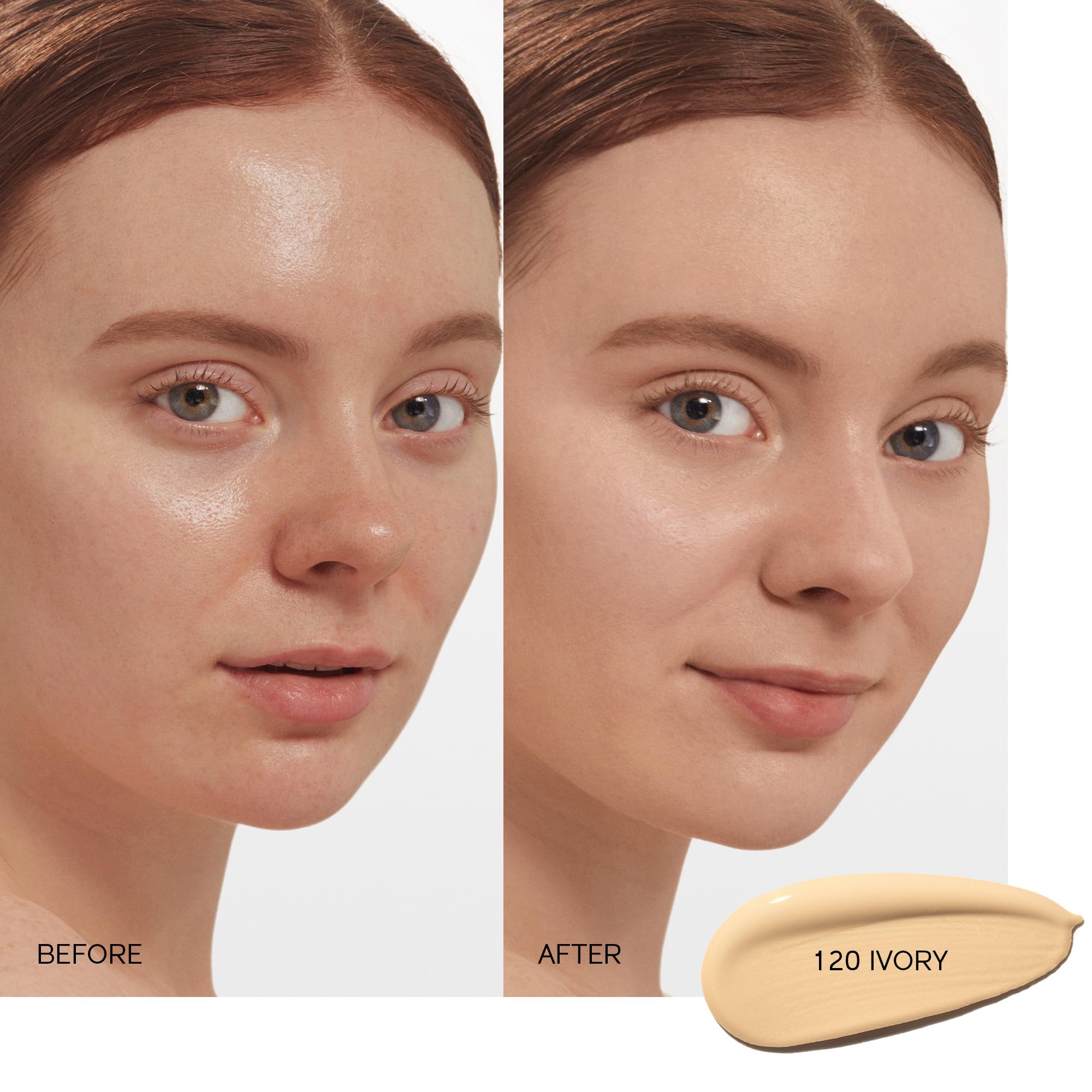 Shiseido Synchro Skin Self-Refreshing Foundation SPF 30 Ivory 120 – 24-Hour, Natural Semi-Matte Finish