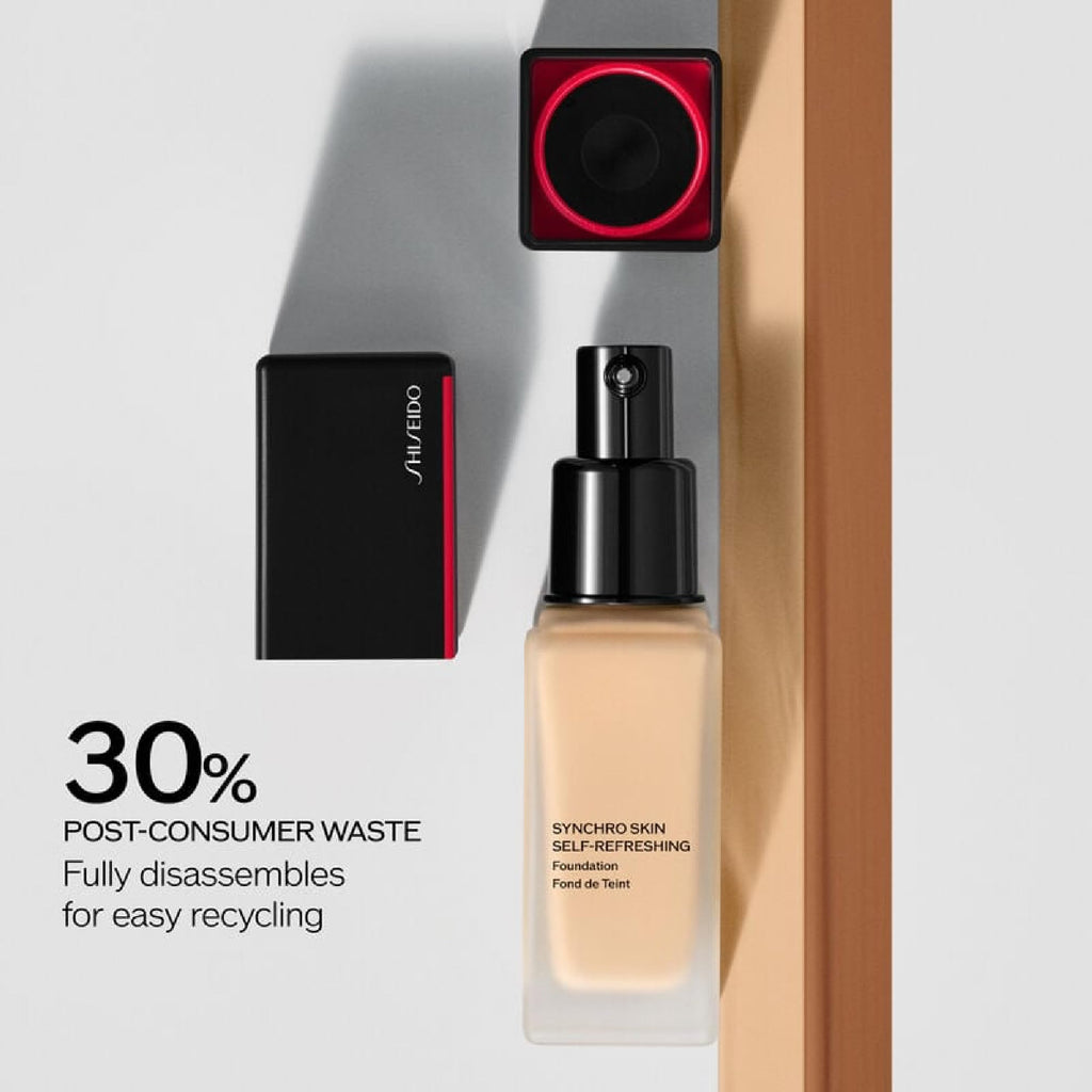 Shiseido Synchro Skin Self-Refreshing Foundation SPF 30 | Lace 150 – Buildable Medium-to-Full Coverage, Natural Finish