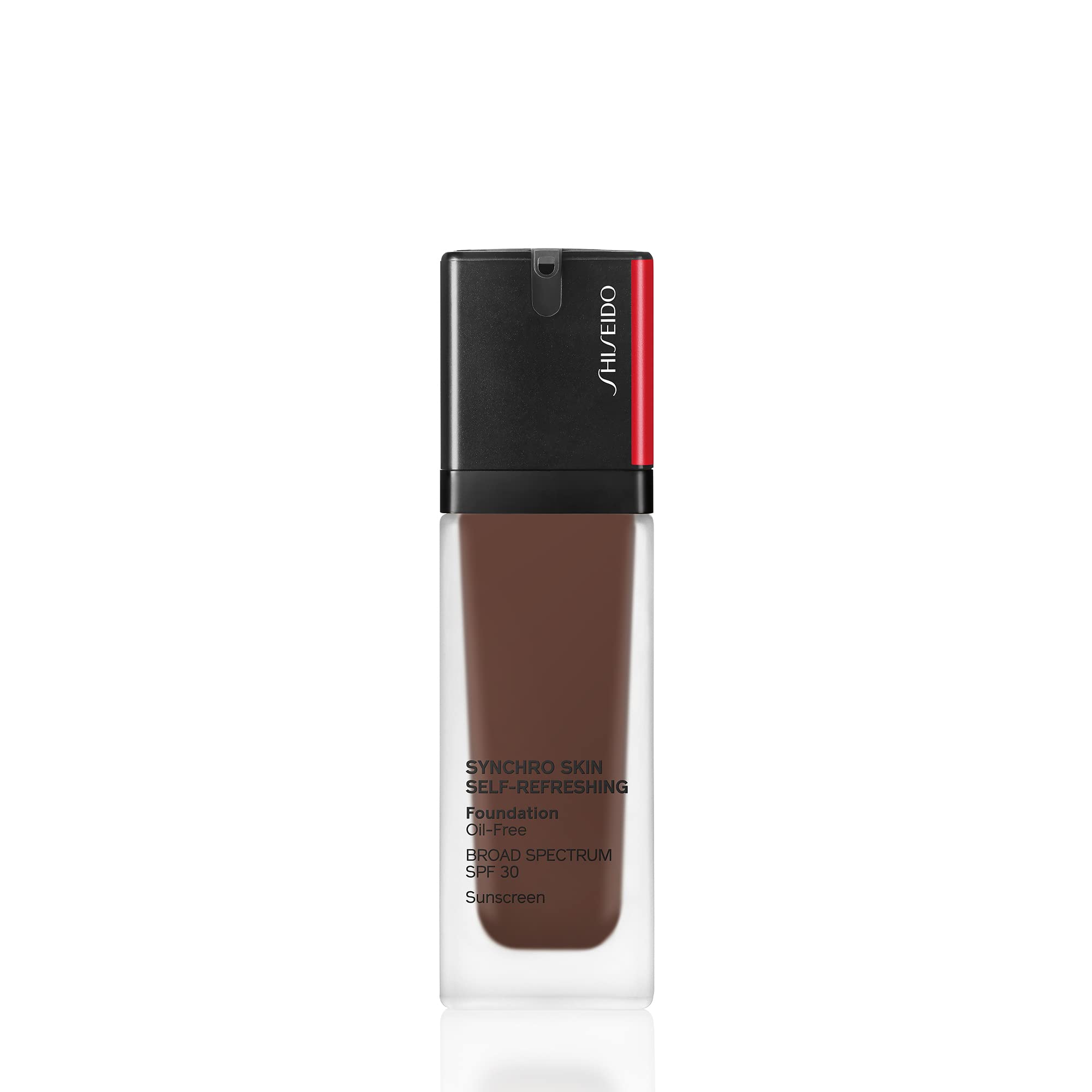 Shiseido Synchro Skin Self-Refreshing Foundation SPF 30 (560 Obsidian) — Buildable Coverage & 24-Hour Wear