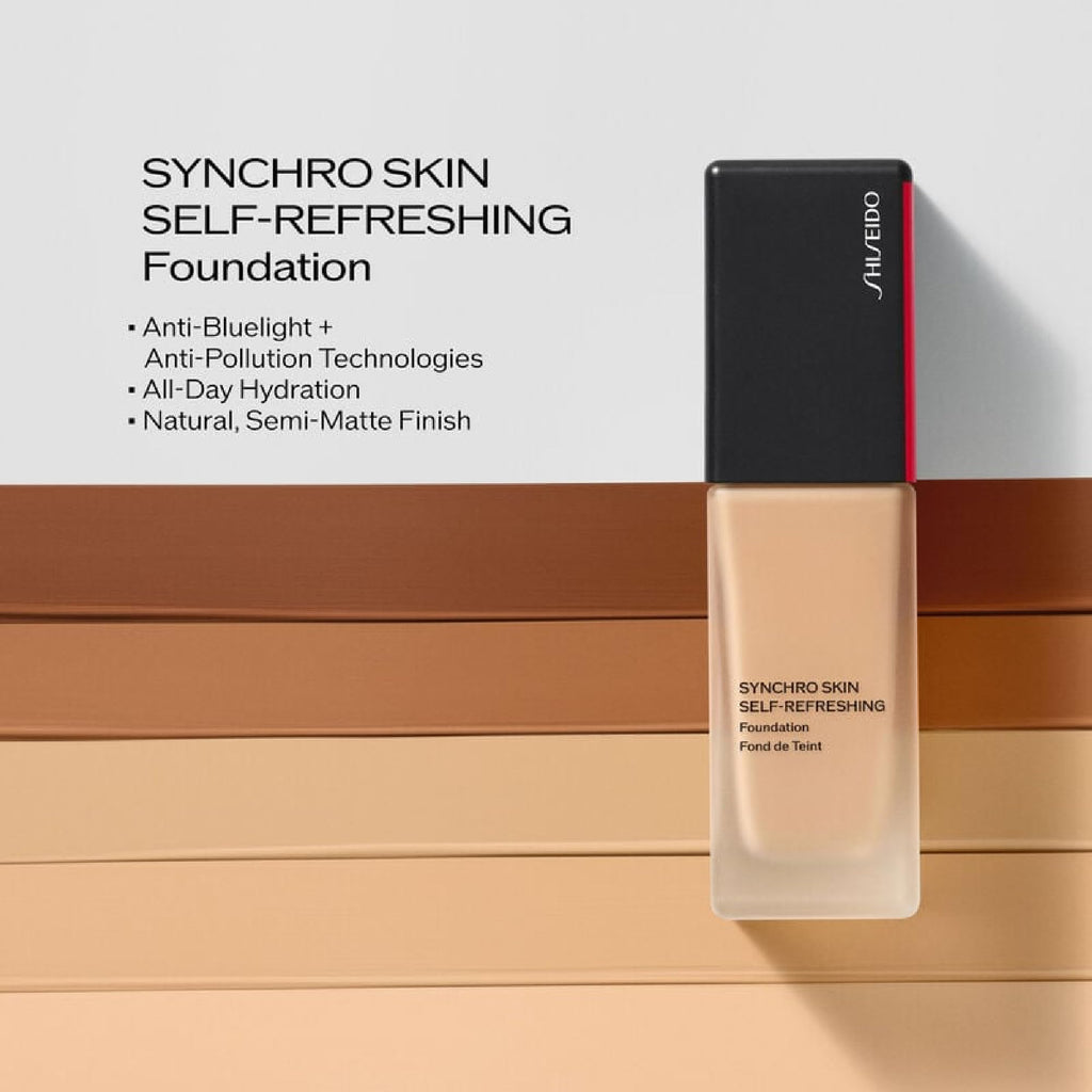 Shiseido Synchro Skin Self-Refreshing Foundation SPF 30 Quartz 240 | Natural Finish, 24-Hour Wear
