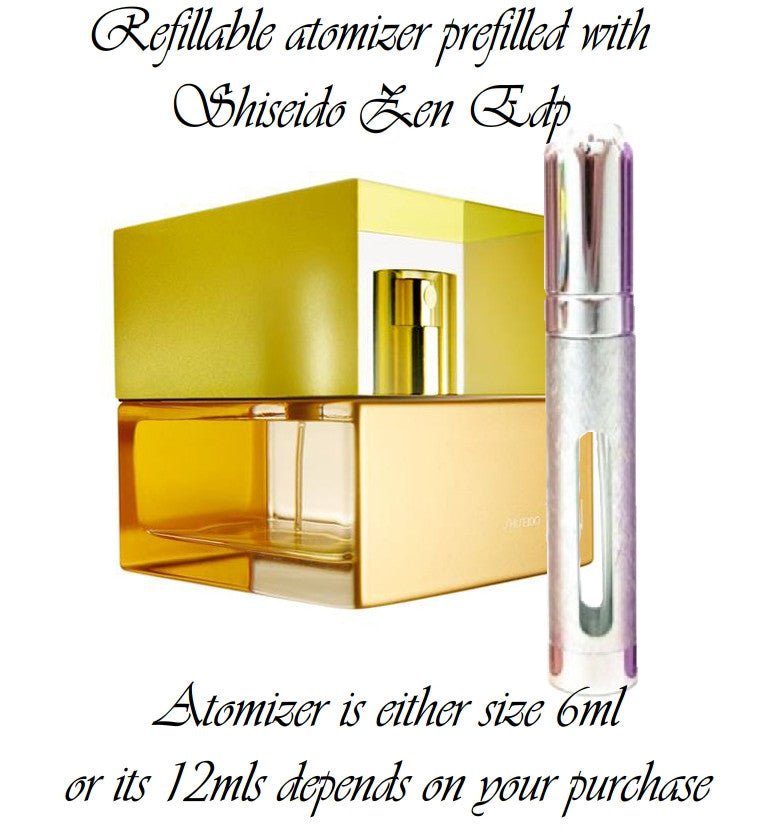 Shiseido Zen sample perfume spray