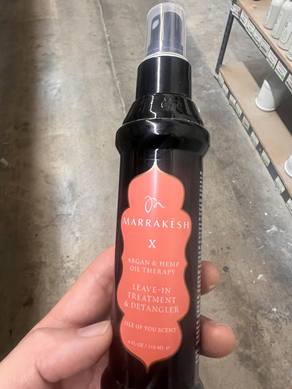 SIeekshop Comb + Marrakesh X Leave-In Detangler — Argan & Hemp Oil Therapy, Original Scent, 4 oz