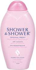 Shower To Shower Absorbent Body Powder Original Fresh Chamomile – 2 Pack, 26 oz