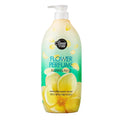 SHOWERMATE Flower Perfume Body Wash – 40.57 fl oz / 1.2 L (Yellow, Freesia & Jasmine)