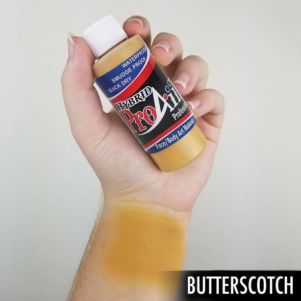 ShowOffs ProAiir Face & Body Painting Makeup – 2oz (60ml) Butterscotch