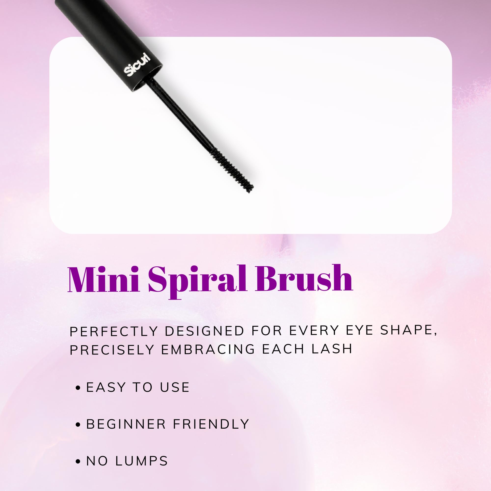 Sicurl Lash Bond | 72H Waterproof Cluster Lash Glue | Quick Dry Formula, Sensitive Eyes Safe, Cruelty Free – 0.17 oz