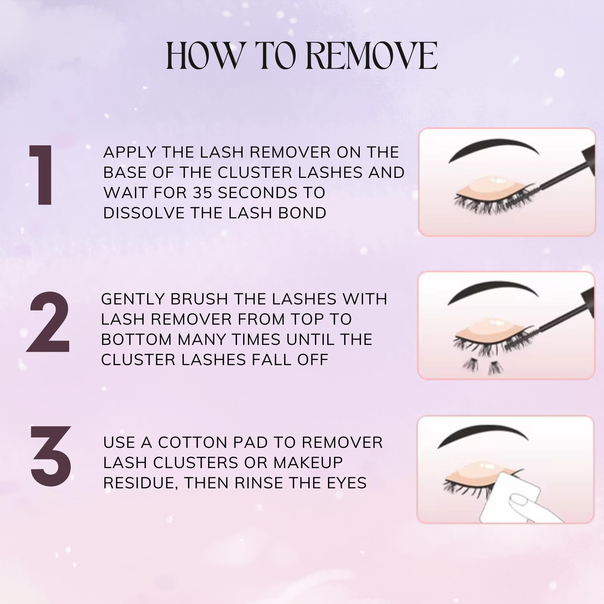 Sicurl Lash Bond | 72H Waterproof Cluster Lash Glue | Quick Dry Formula, Sensitive Eyes Safe, Cruelty Free – 0.17 oz