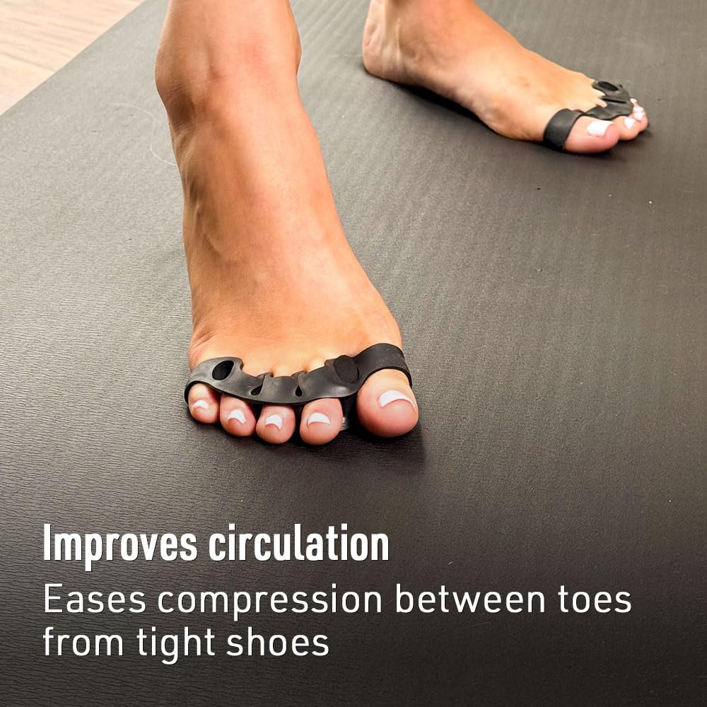 SIDEKICK Toe Spreaders 2.0 – Customizable Silicone Toe Spacers for Men & Women | Adjustable Toe Alignment