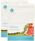 Silhouette America Temporary Tattoo Paper — Inkjet Printable, Print & Cut, 2 Pack, White