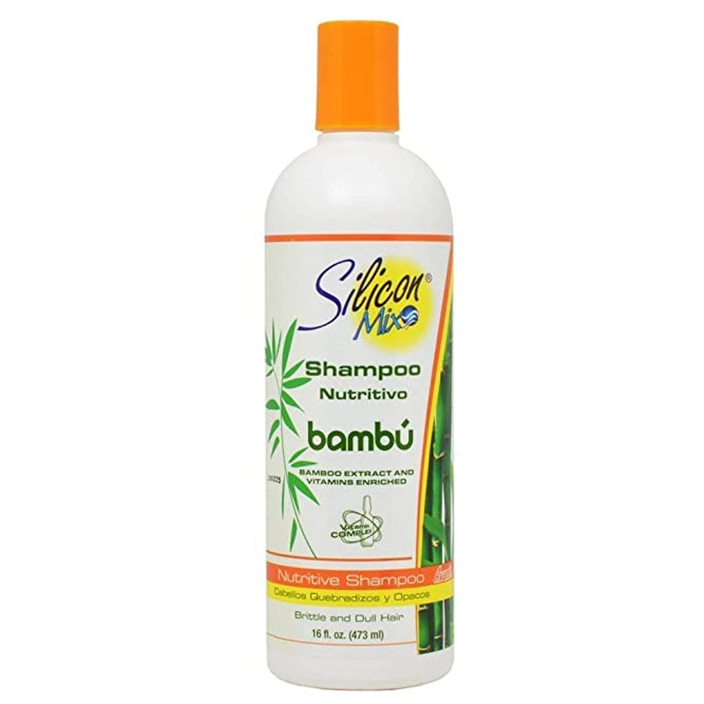 Silicon Mix Bamboo Hair Treatment & Shampoo 16 oz Combo Set