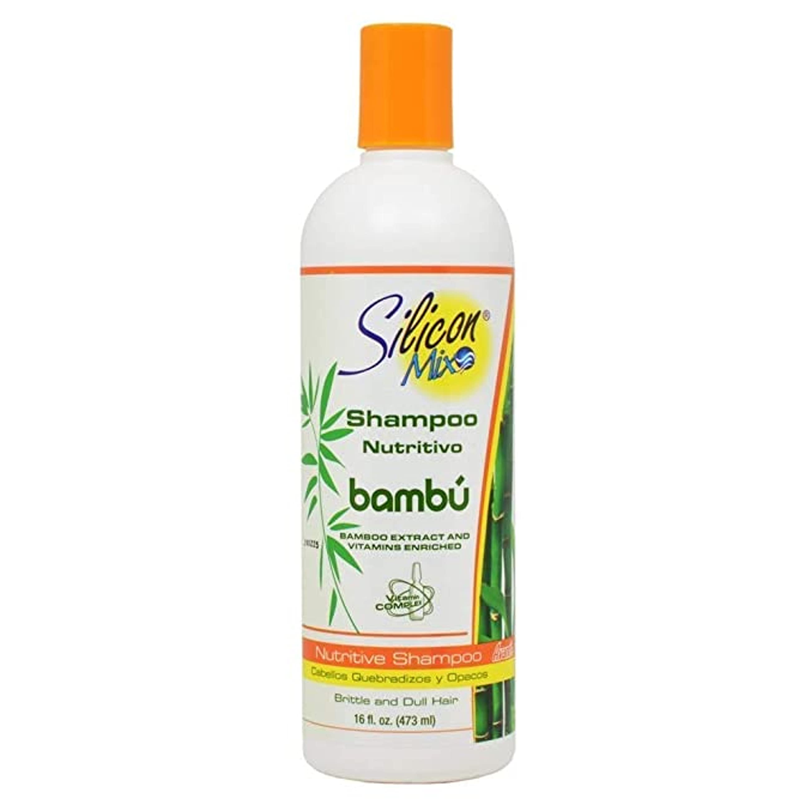 Silicon Mix Bamboo Hair Treatment & Shampoo 16 oz Combo Set