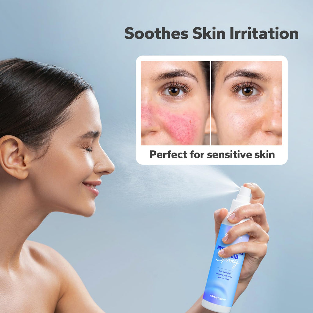 SilkySecret Hypochlorous Acid Spray 8.45 oz – Gentle Skin Cleansing & Soothing for Face & Eyes