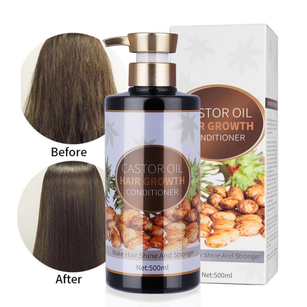Silvercell Castor Oil Conditioner – Hair Growth, Moisturizing & Thickening (500ml / 16.9 fl oz)