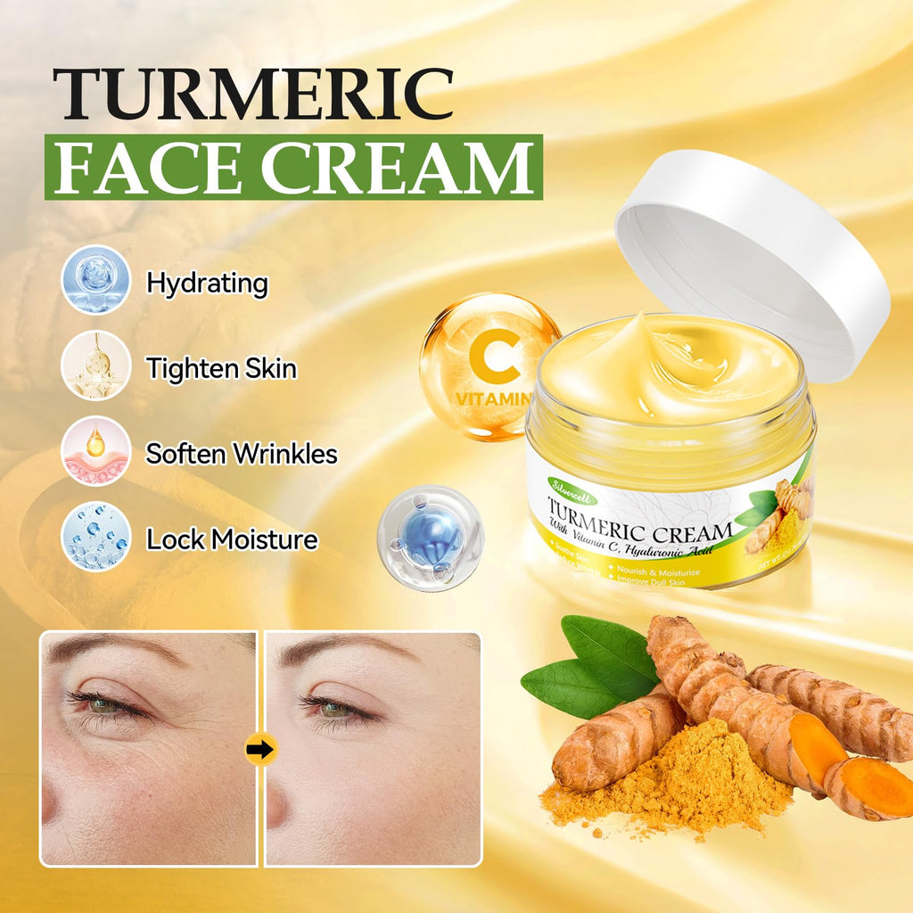 Silvercell Turmeric Skin Care Set – Complete Facial Kit for Hydration & Glow
