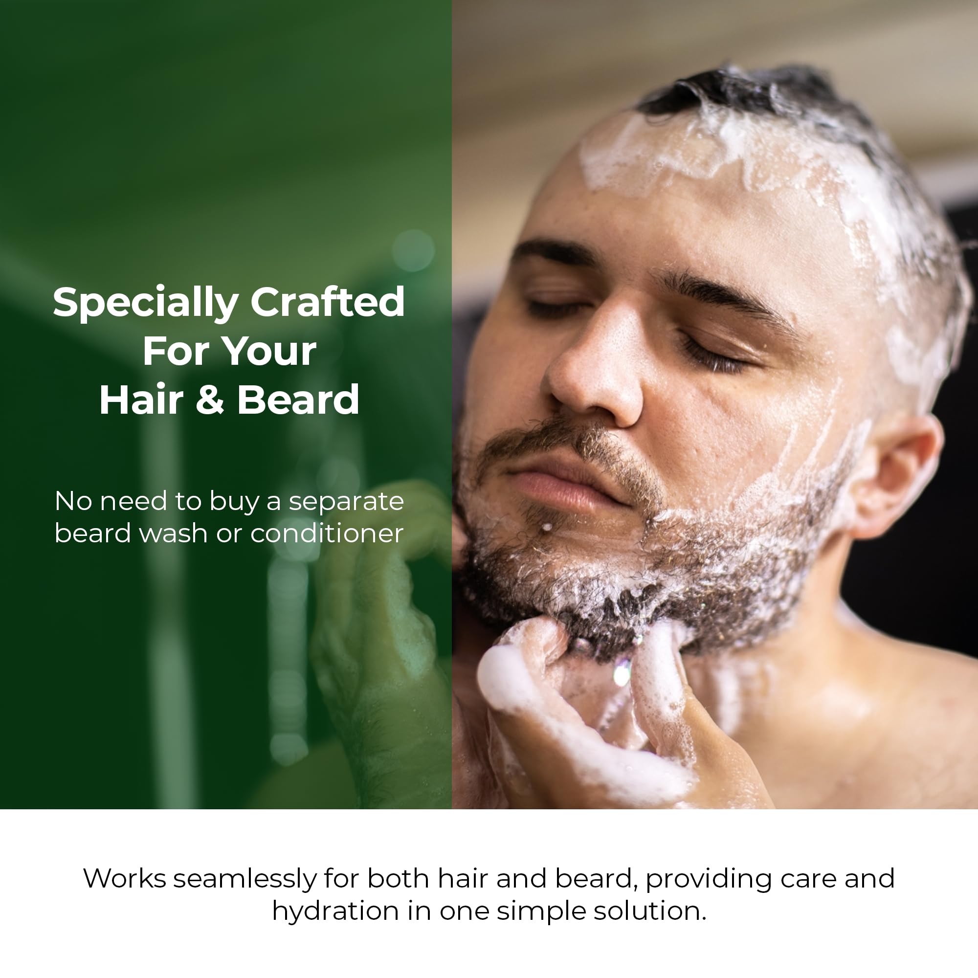 SIMPLER HAIR COLOR Shampoo for Men – Color Safe, Dye & Sulfate Free, Sweet Agave