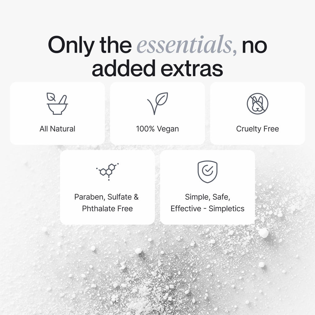 Simpletics Texturizing Powder – All-Natural 4-Ingredient Volume & Matte Finish