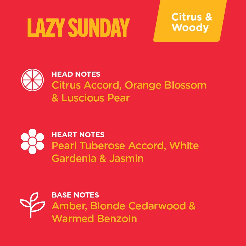 SIMPLY SEXY Affirmations Lazy Sunday Pheromone Perfume Oil – Citrus Floral Woody Roll-On for Women (0.34 fl oz)