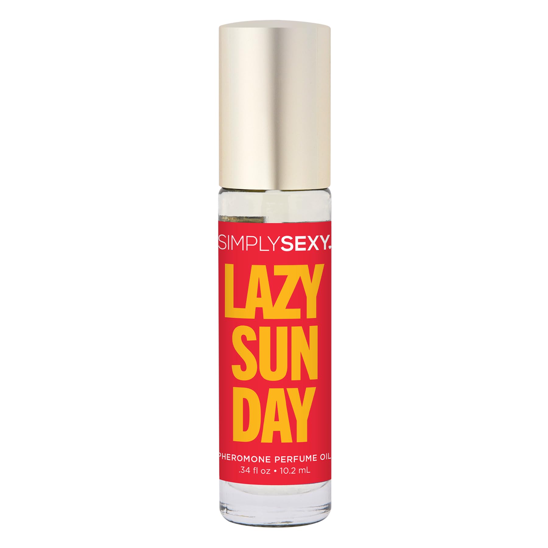 SIMPLY SEXY Affirmations Lazy Sunday Pheromone Perfume Oil – Citrus Floral Woody Roll-On for Women (0.34 fl oz)