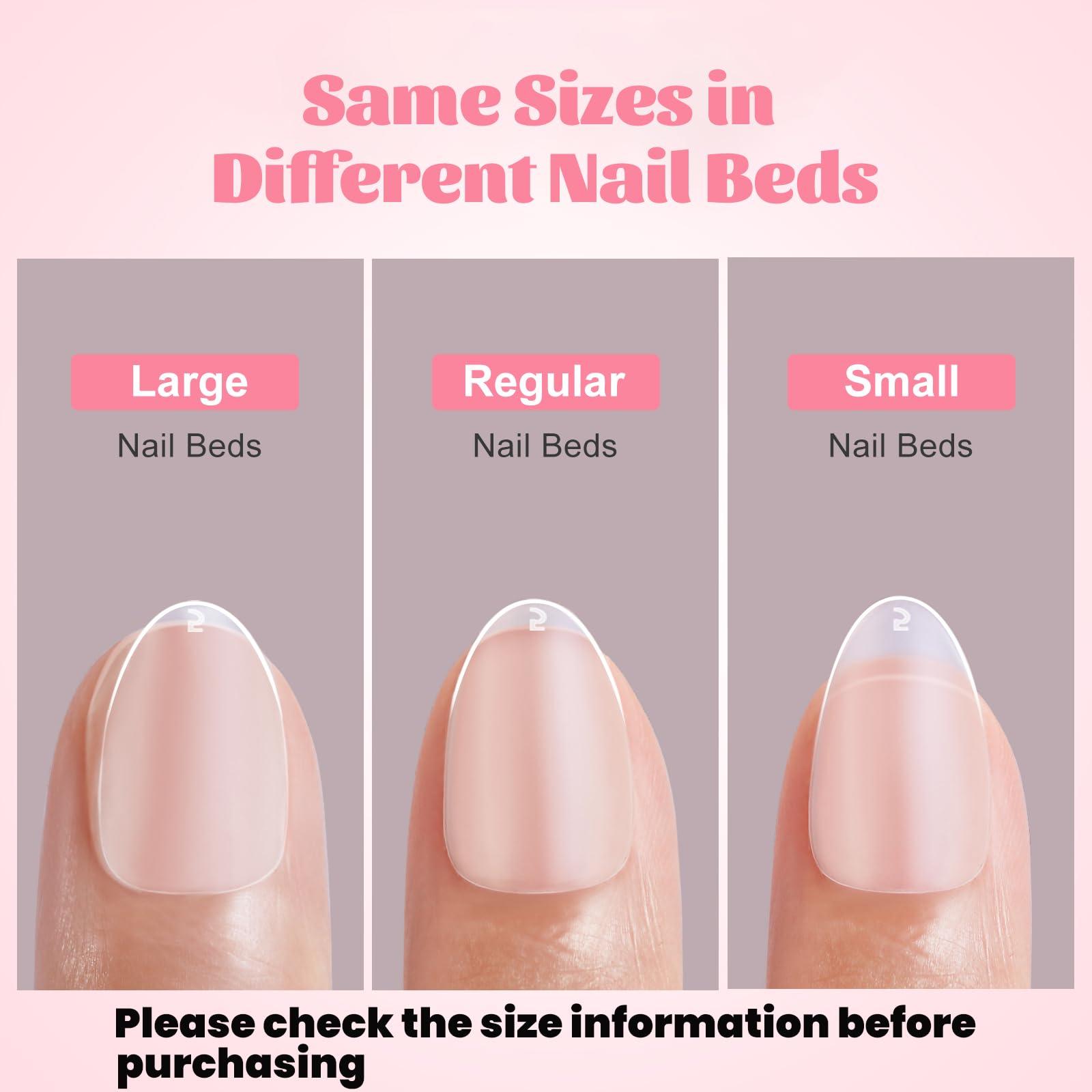 SINOKAME Extra Short Almond Nail Tips – No-File Gel Extensions, 600 Pcs, 12 Sizes