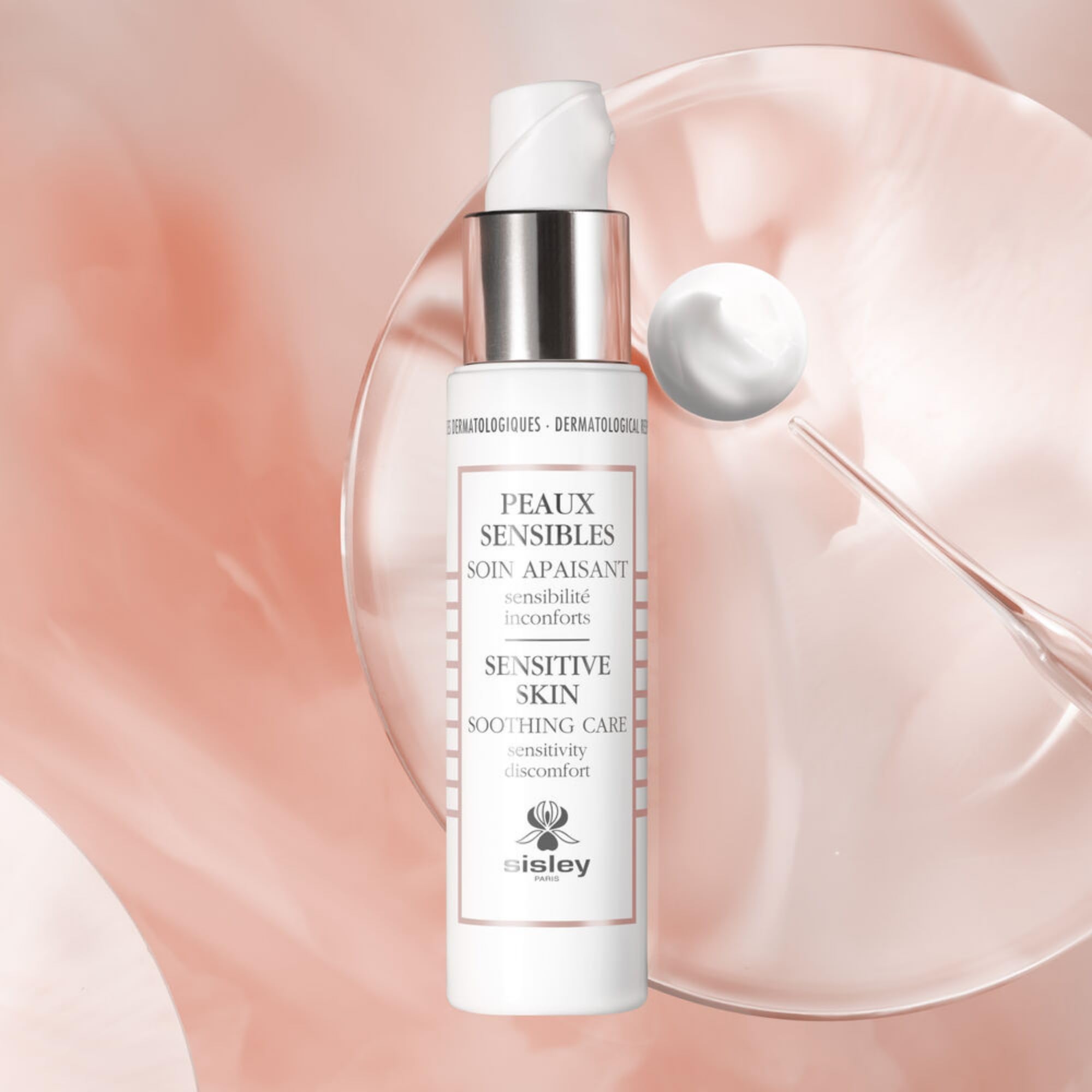 Sisley Paris Sensitive Skin Soothing Care – 40 mL Face Moisturizer for Soothing, Nourishing & Redness Reduction