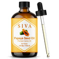 SIVA Papaya Seed Oil 4oz – Premium Cold-Pressed Carrier Oil for Face, Skin & Hair