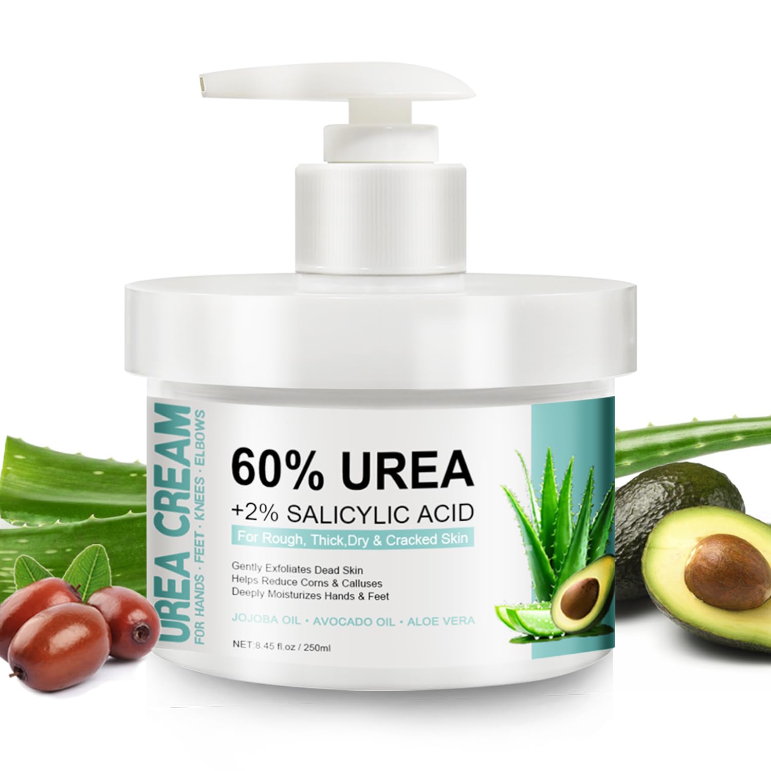 60% Urea Foot Cream with 2% Salicylic Acid – Overnight Heel Repair