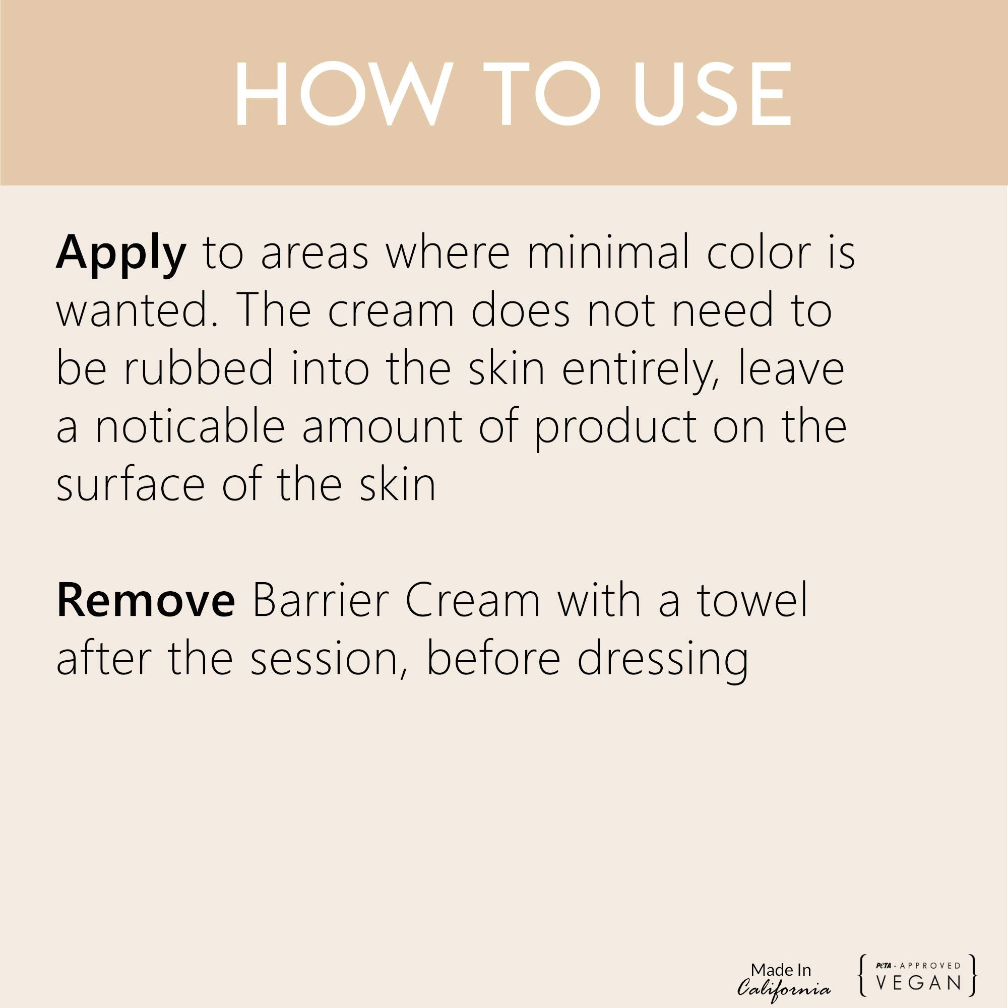 SJOLIE Pro Barrier Cream for Spray Tanning | Block DHA & Minimize Unwanted Tans