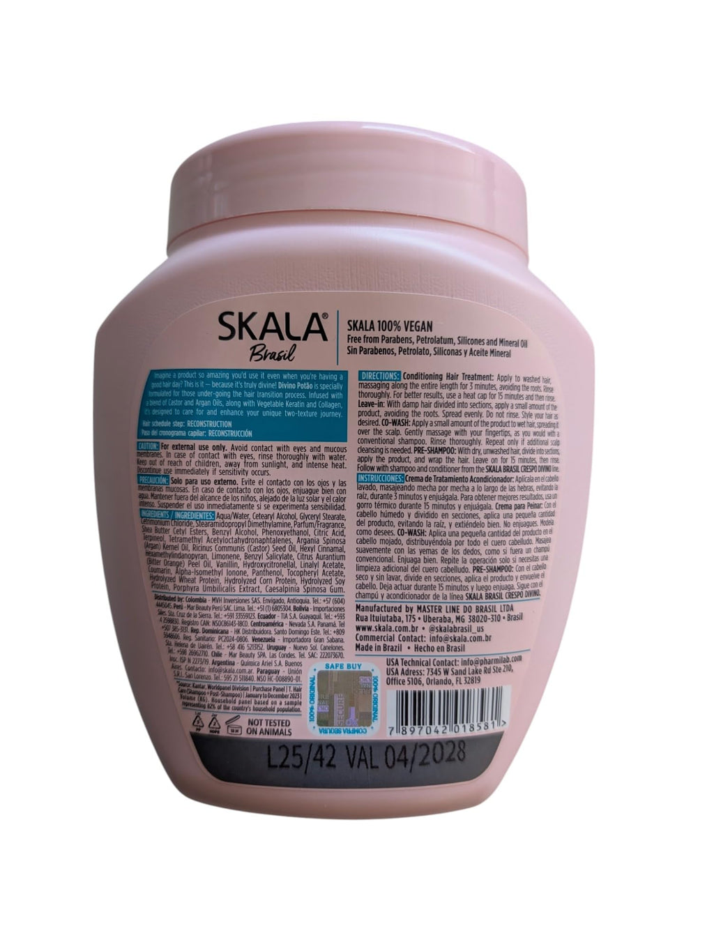 SKALA Divino Potao Hair Cream 32oz – 2-Pack