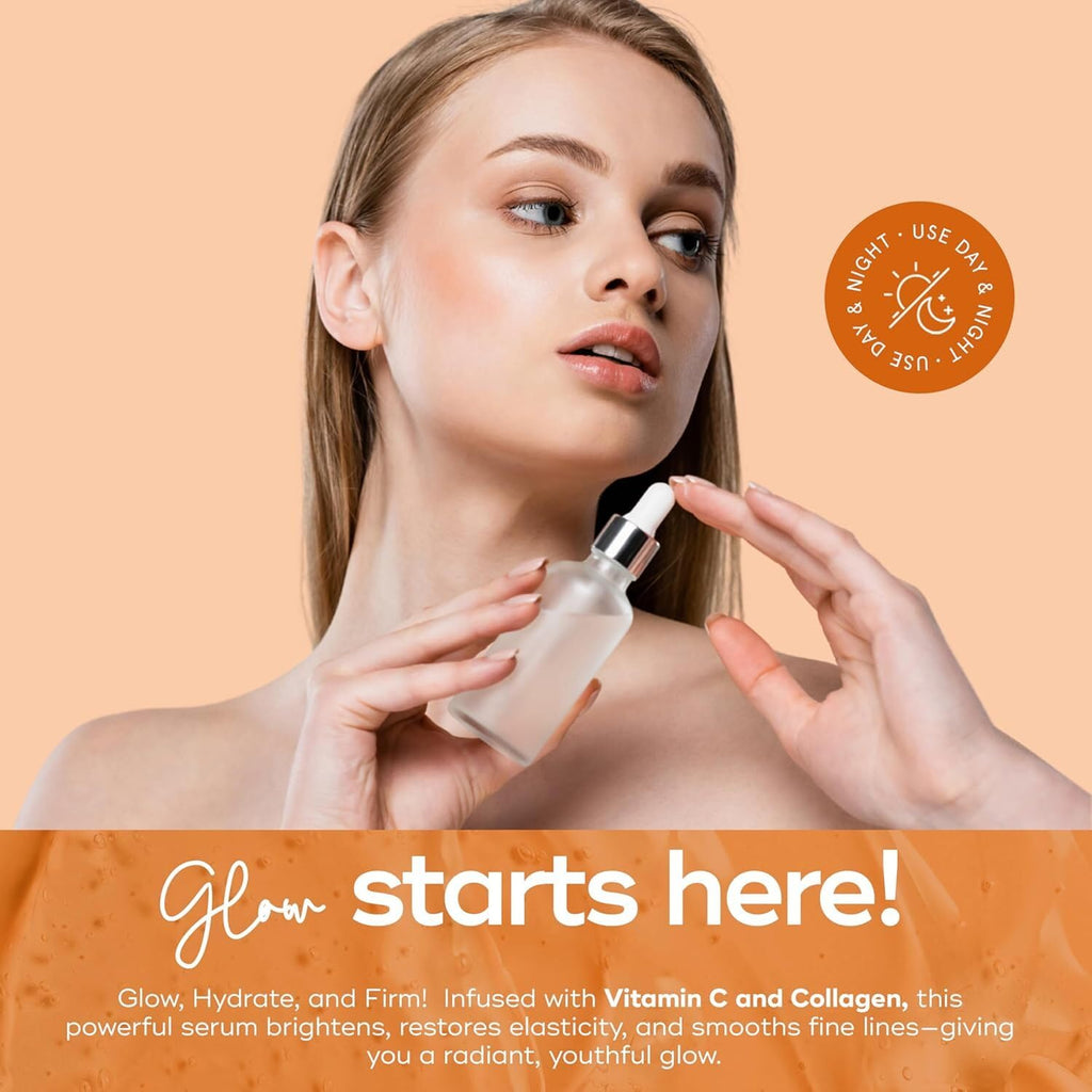Skin Aesthetics Vitamin C Serum + Moisturizer Set – Brighten & Even Skin Tone