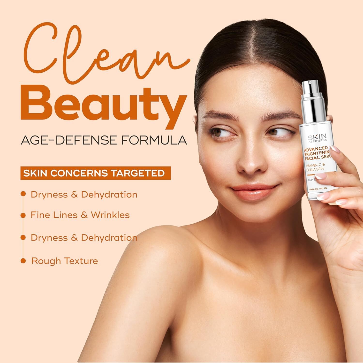 Skin Aesthetics Vitamin C Serum + Moisturizer Set – Brighten & Even Skin Tone