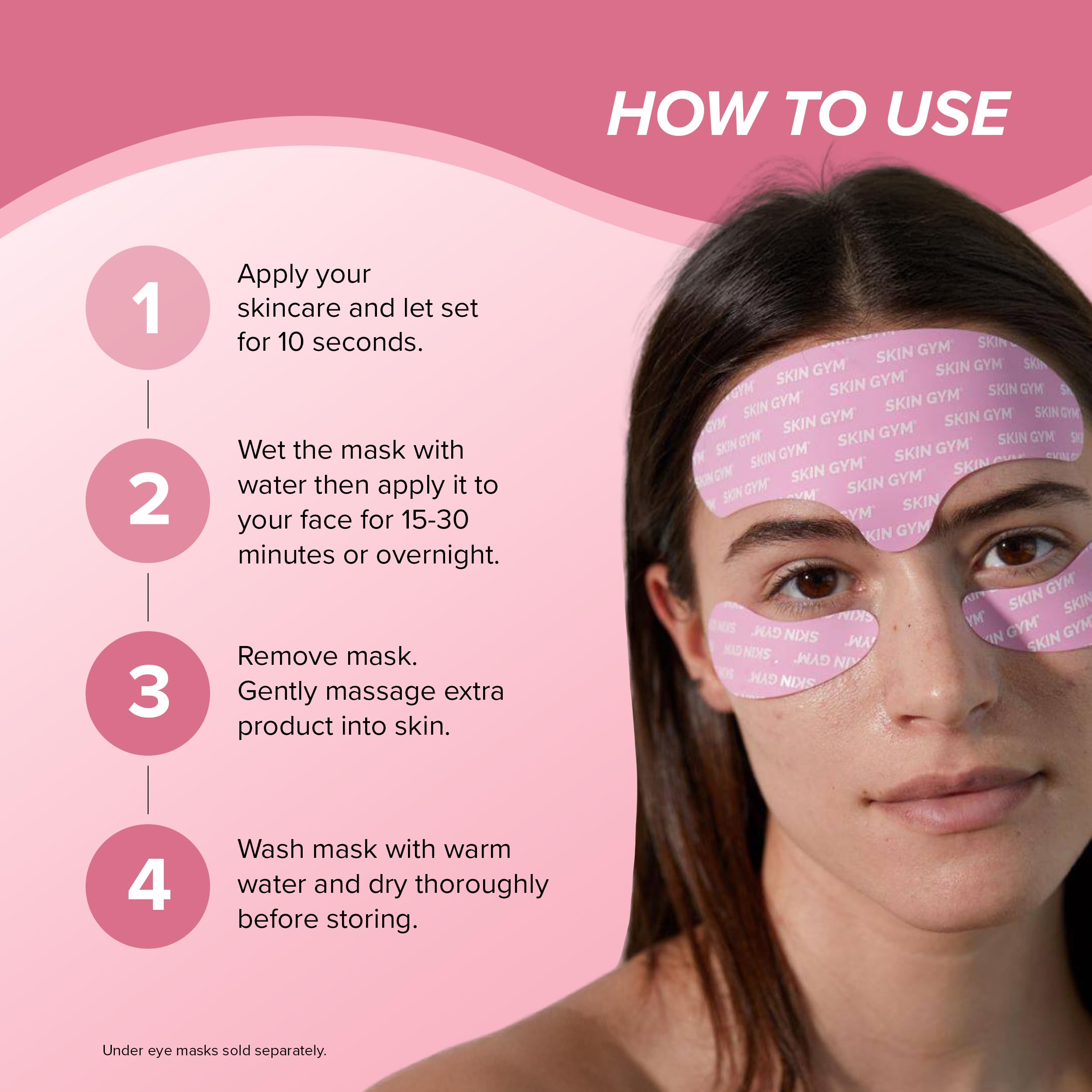 SKIN GYM Reusable Forehead Mask — Medical-Grade Silicone for Smoothing Forehead Lines & Enhanced Absorption