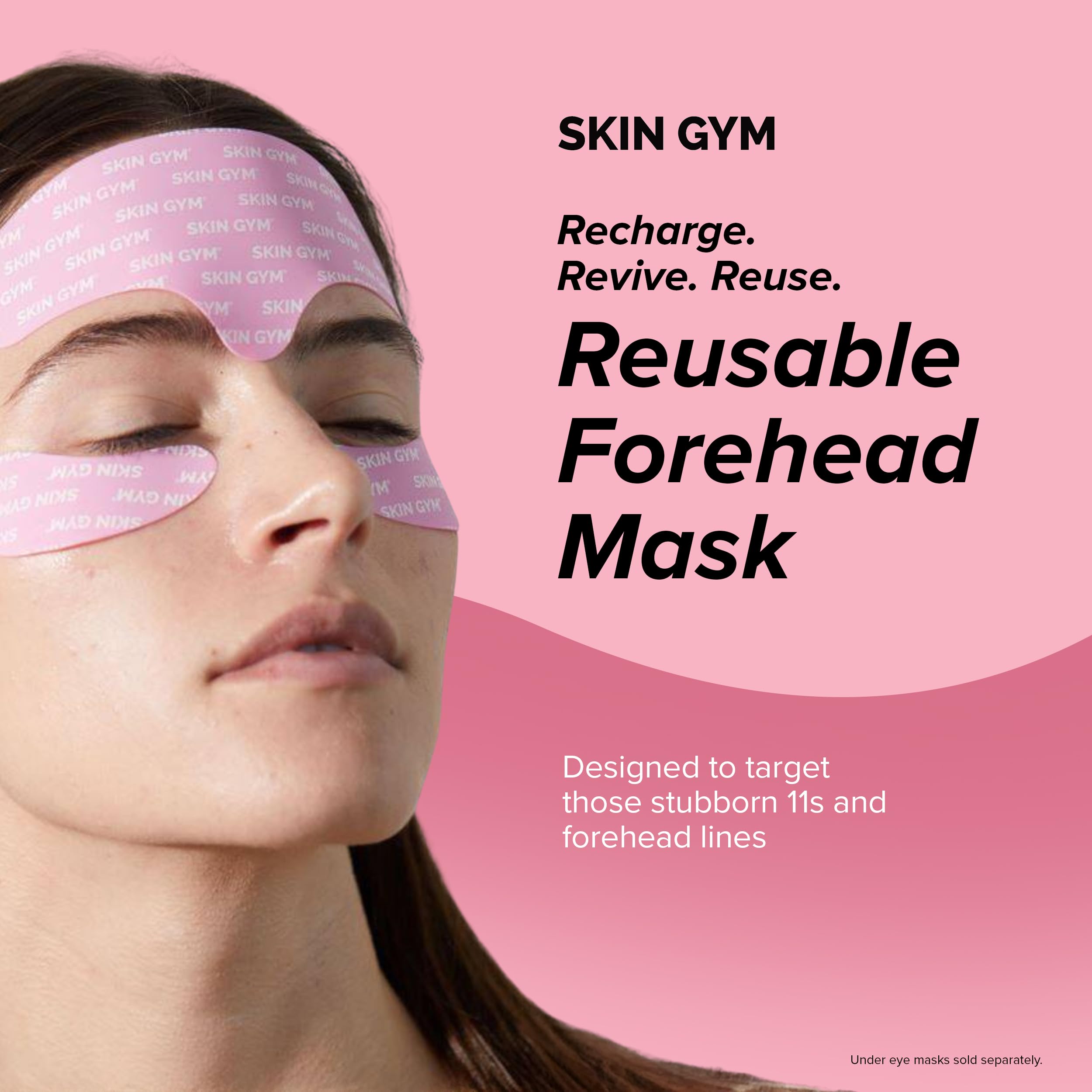 SKIN GYM Reusable Forehead Mask — Medical-Grade Silicone for Smoothing Forehead Lines & Enhanced Absorption