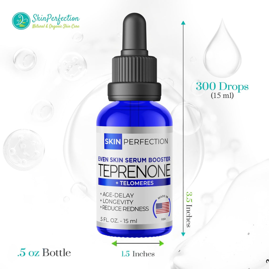 Skin Perfection Teprenone Serum Booster – DIY Anti-Aging Peptide for Hydration