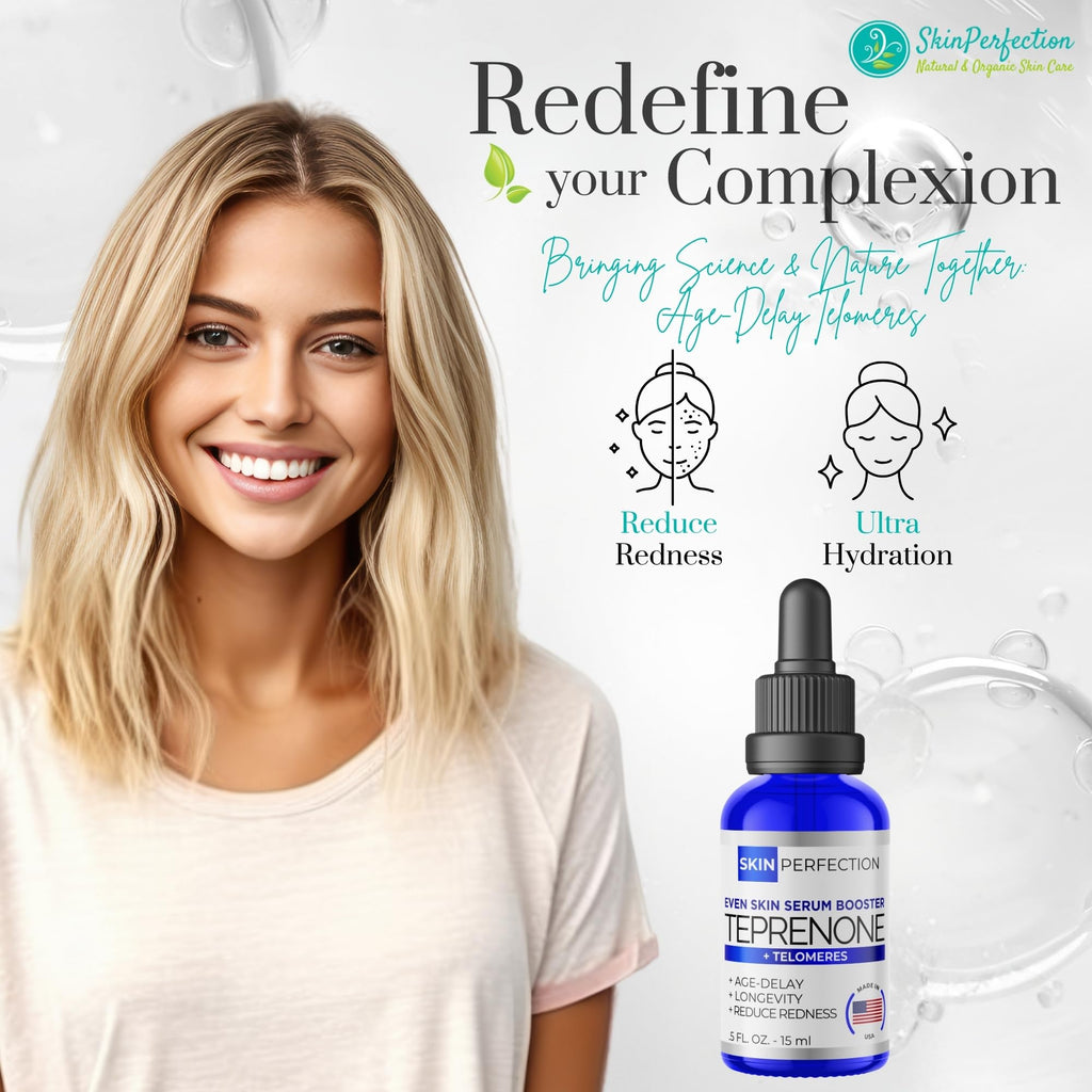 Skin Perfection Teprenone Serum Booster – DIY Anti-Aging Peptide for Hydration