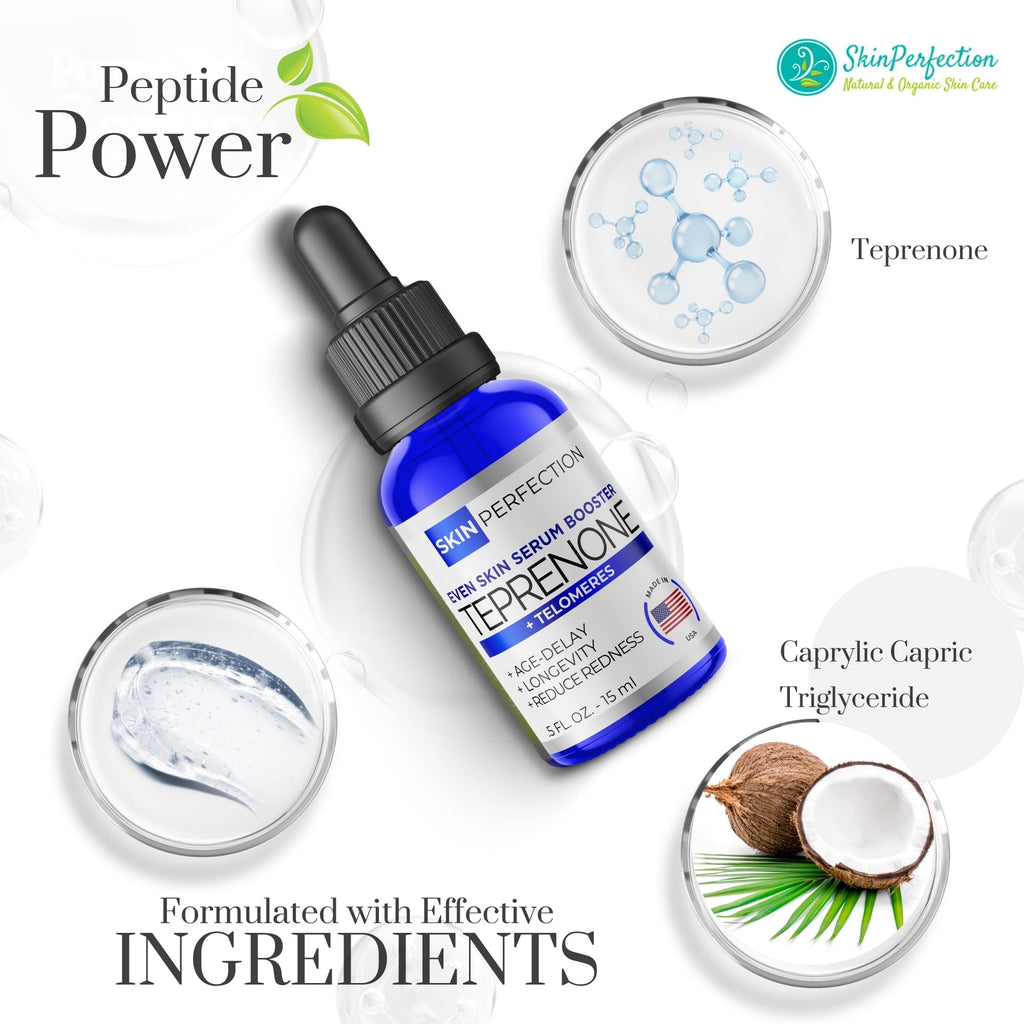 Skin Perfection Teprenone Serum Booster – DIY Anti-Aging Peptide for Hydration