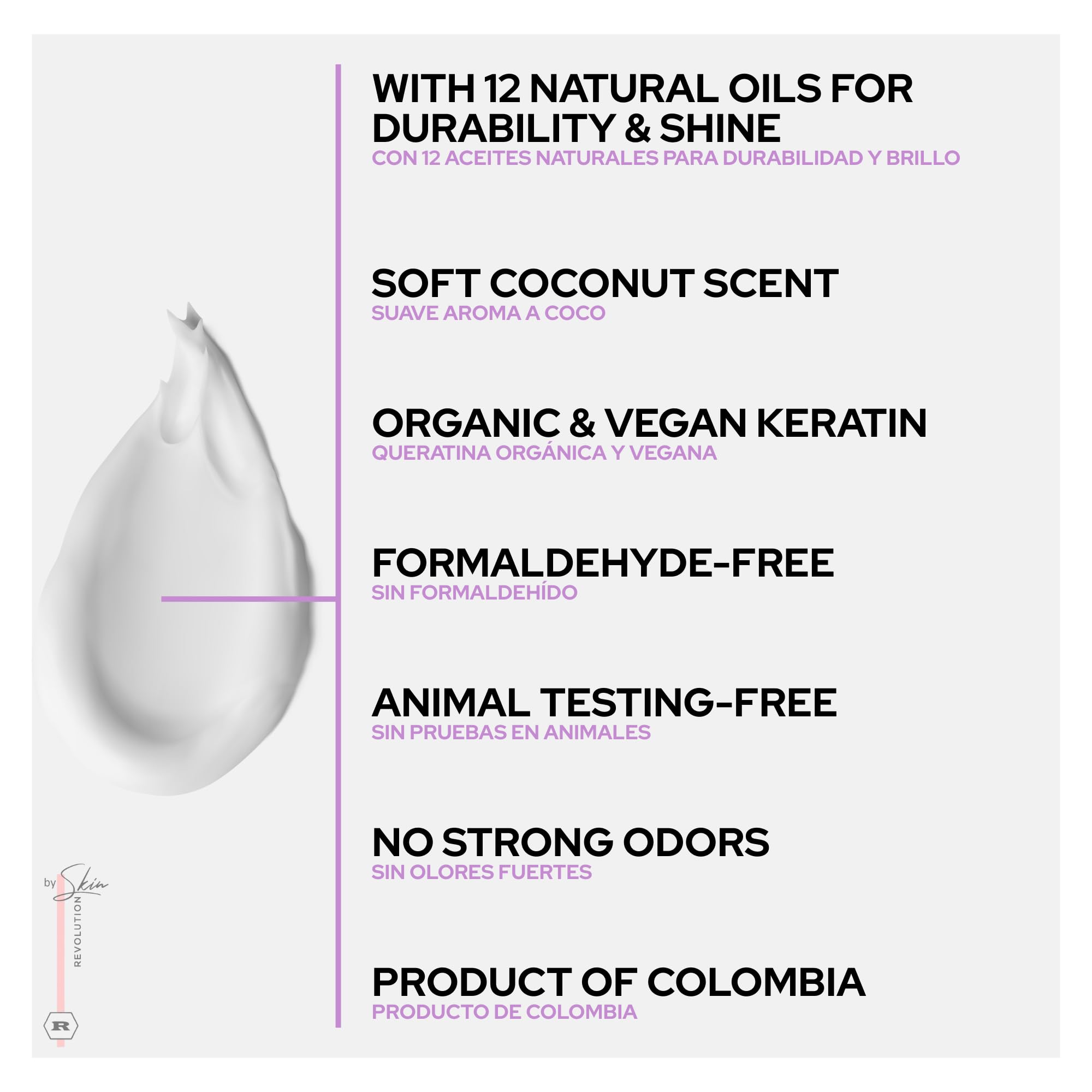 Skin Revolution Ritual Botánico Organic Keratin – Natural, Vegan Hair Straightening (250ml) | Colombia