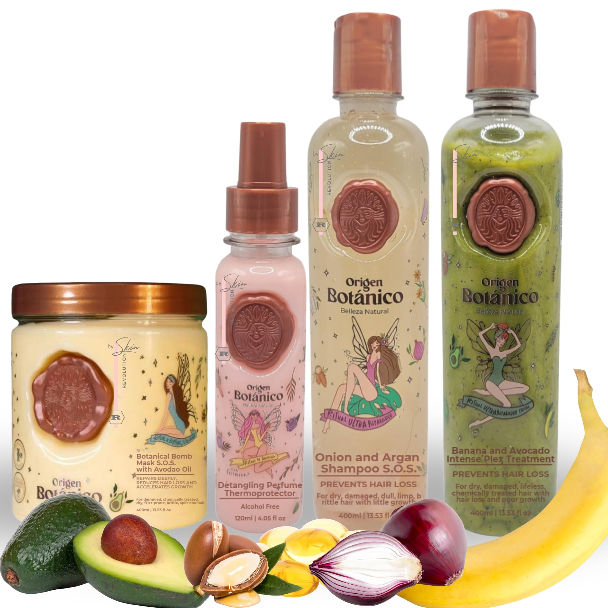 Ritual Botanico Organic Keratin Kit — Straighten, Repair & Relax Hair | Vegan, Formaldehyde-Free, Colombia