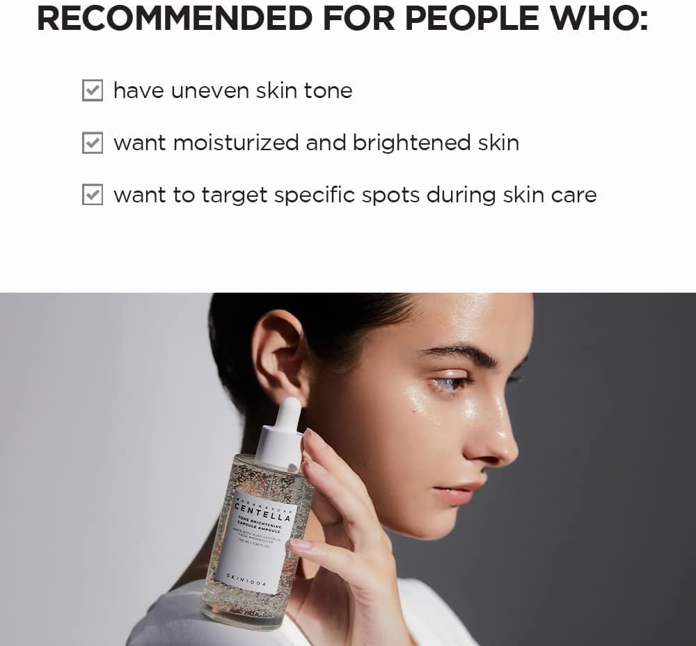 SKIN1004 Madagascar Centella Tone Brightening Capsule Ampoule & Light Cleansing Oil Bundle