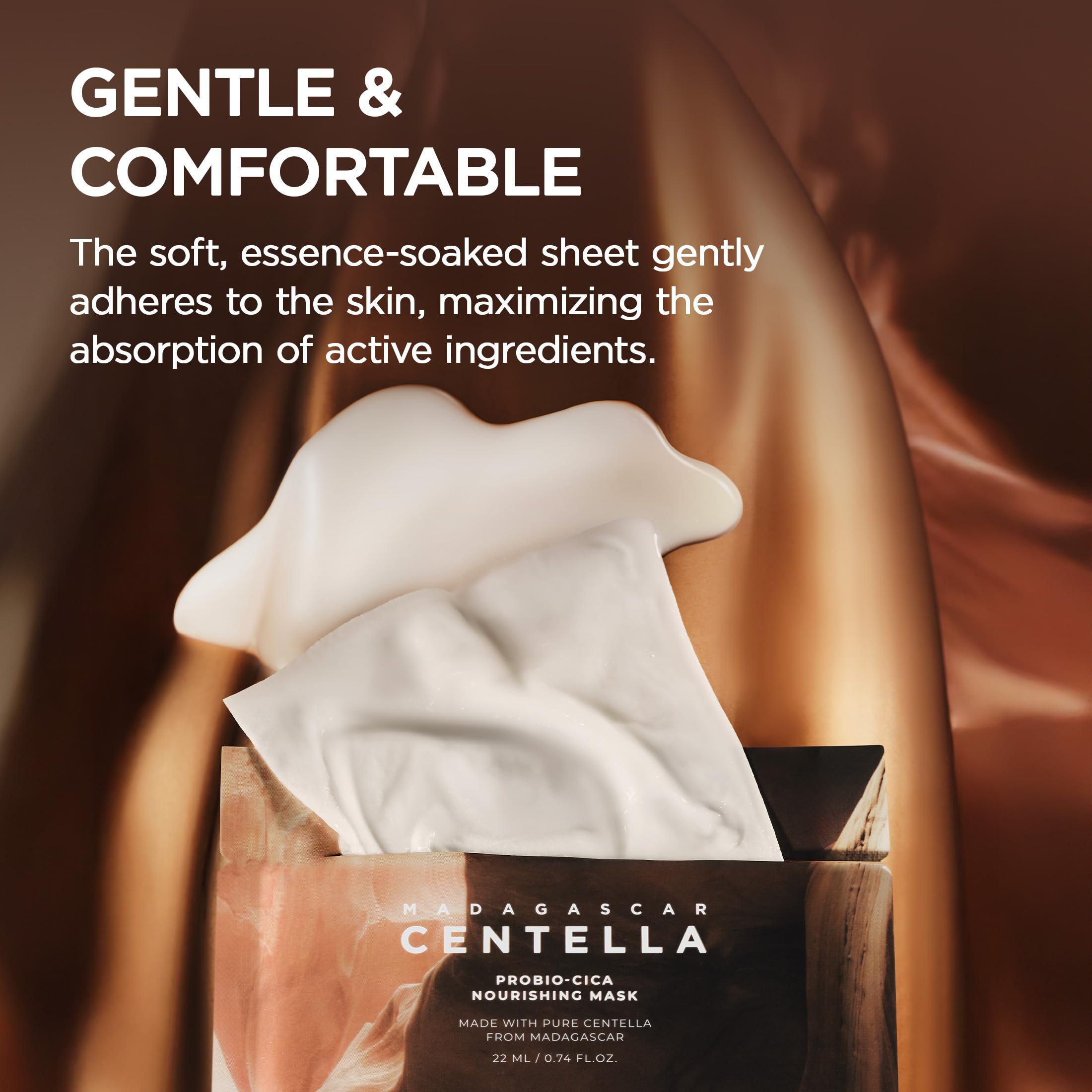SKIN1004 Probio-Cica Nourishing Mask 23ml (5ea) | Fermented Centella, Ceramides & 9-Peptide Complex