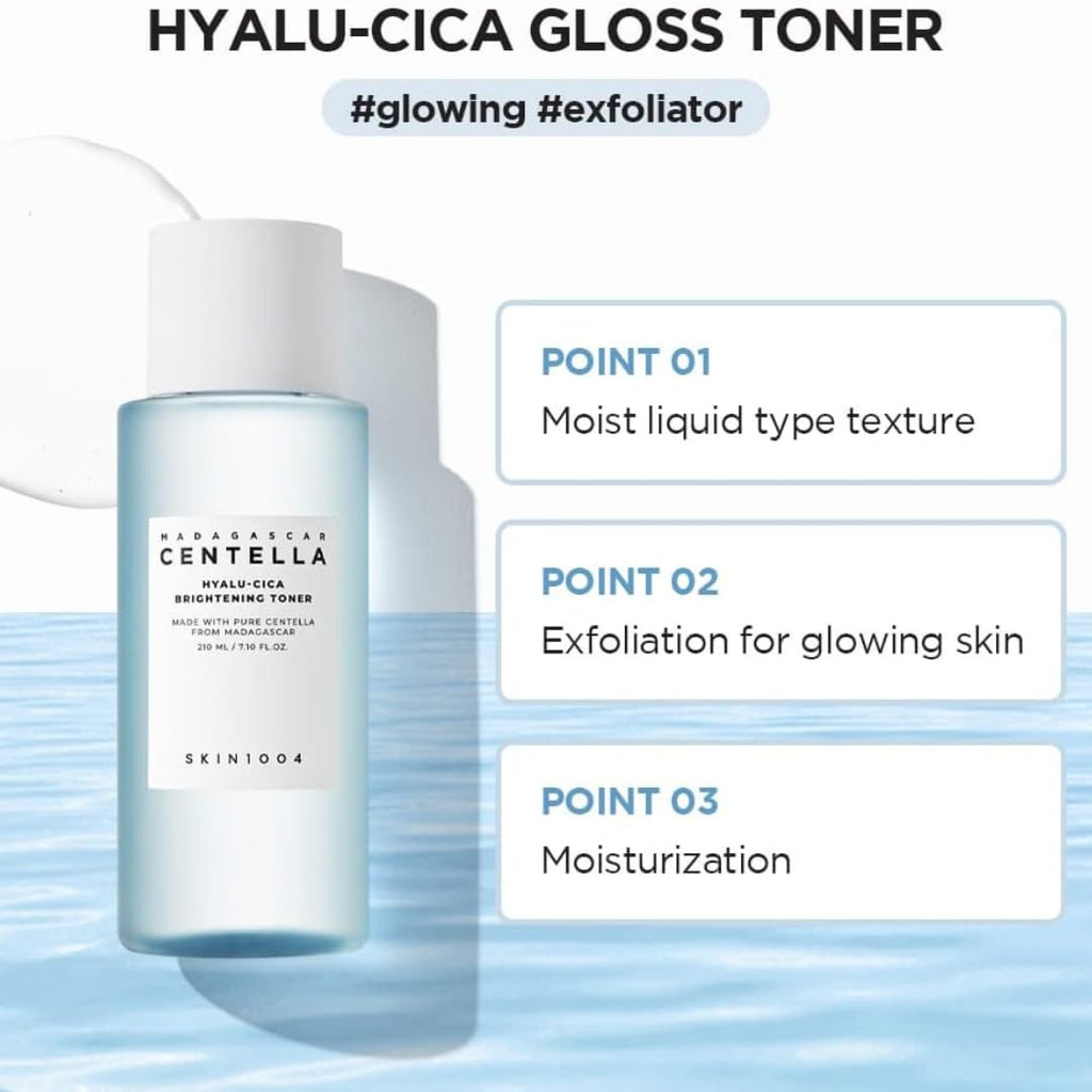 SKIN1004 Madagascar Centella Hyalu-CICA Brightening Toner 30ml | Hydration, Brightening & Soothing