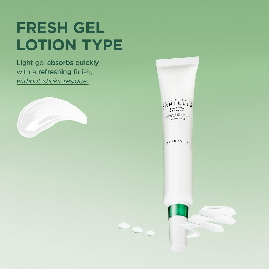 SKIN1004 Tea-Trica Spot Cream – Targeted Cica Care with Madagascar Centella & Tea Tree (0.68 oz / 20 ml)