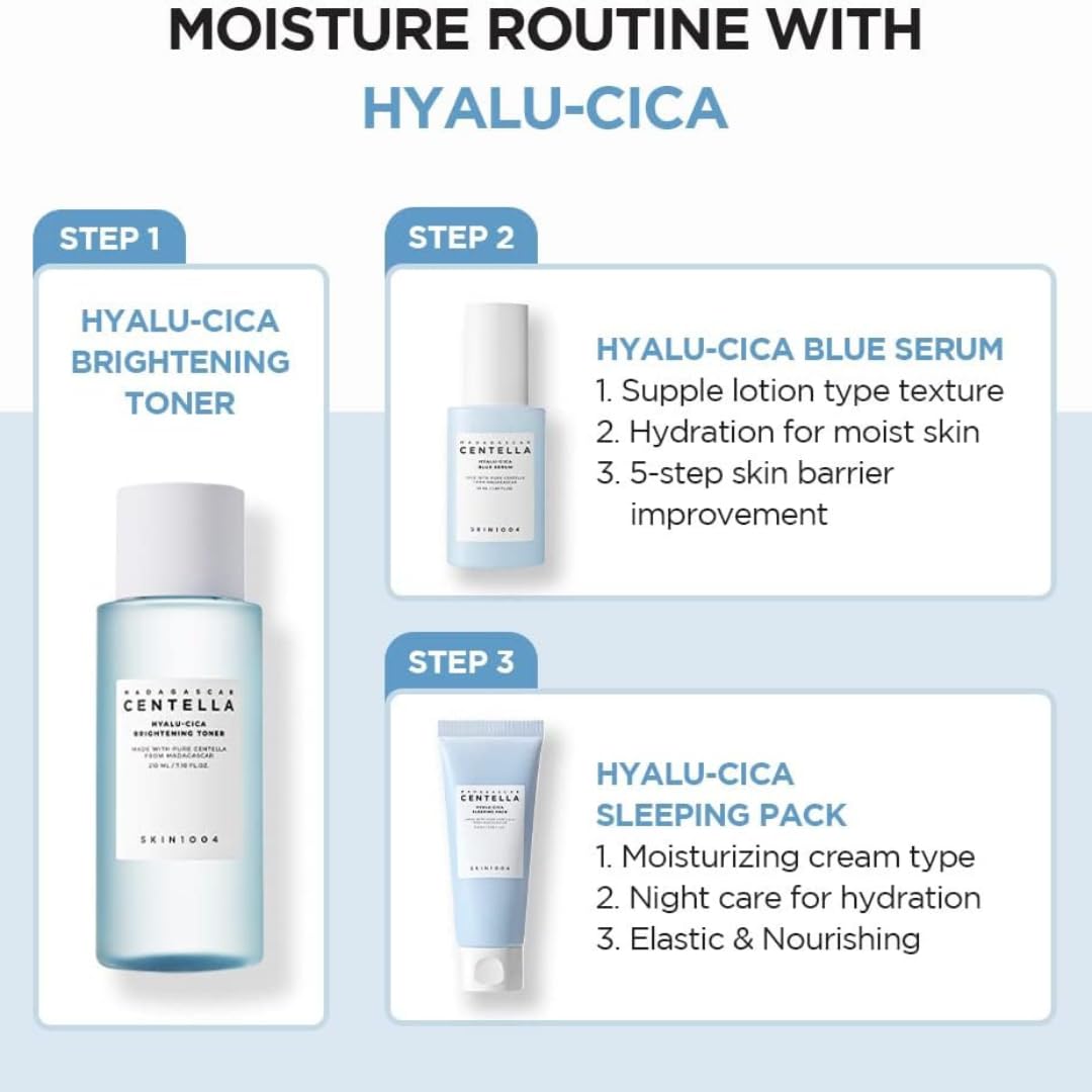 SKIN1004 Madagascar Centella Hyalu-CICA Brightening Toner 30ml | Hydration, Brightening & Soothing