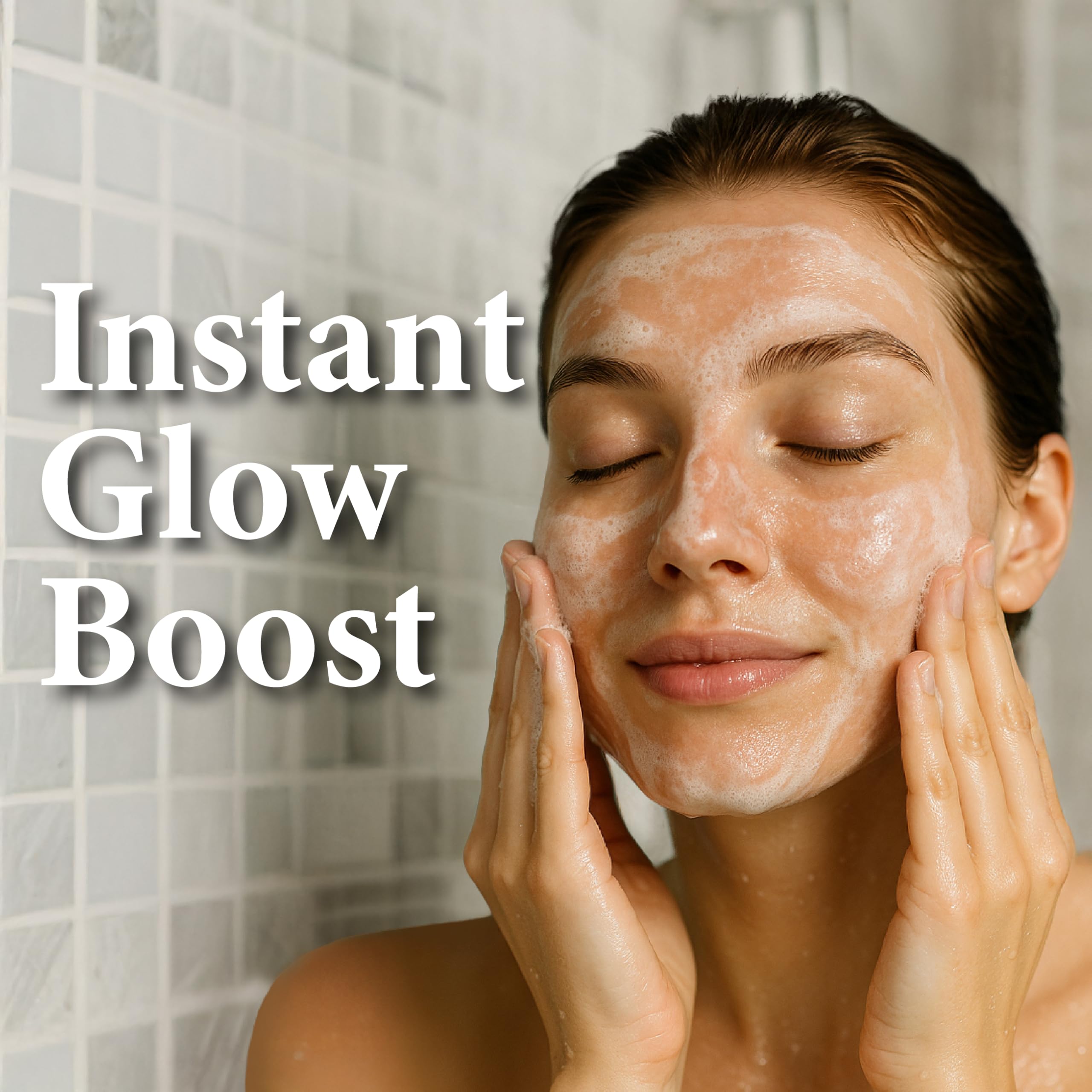 SkinAssist Clarify Exfoliating Face Wash – Gentle Daily Cleanser with Hyaluronic Acid & Vitamins