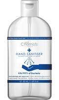 SkinChemists London Hand Sanitiser 250ml + 50ml High Strength, MADE IN UK