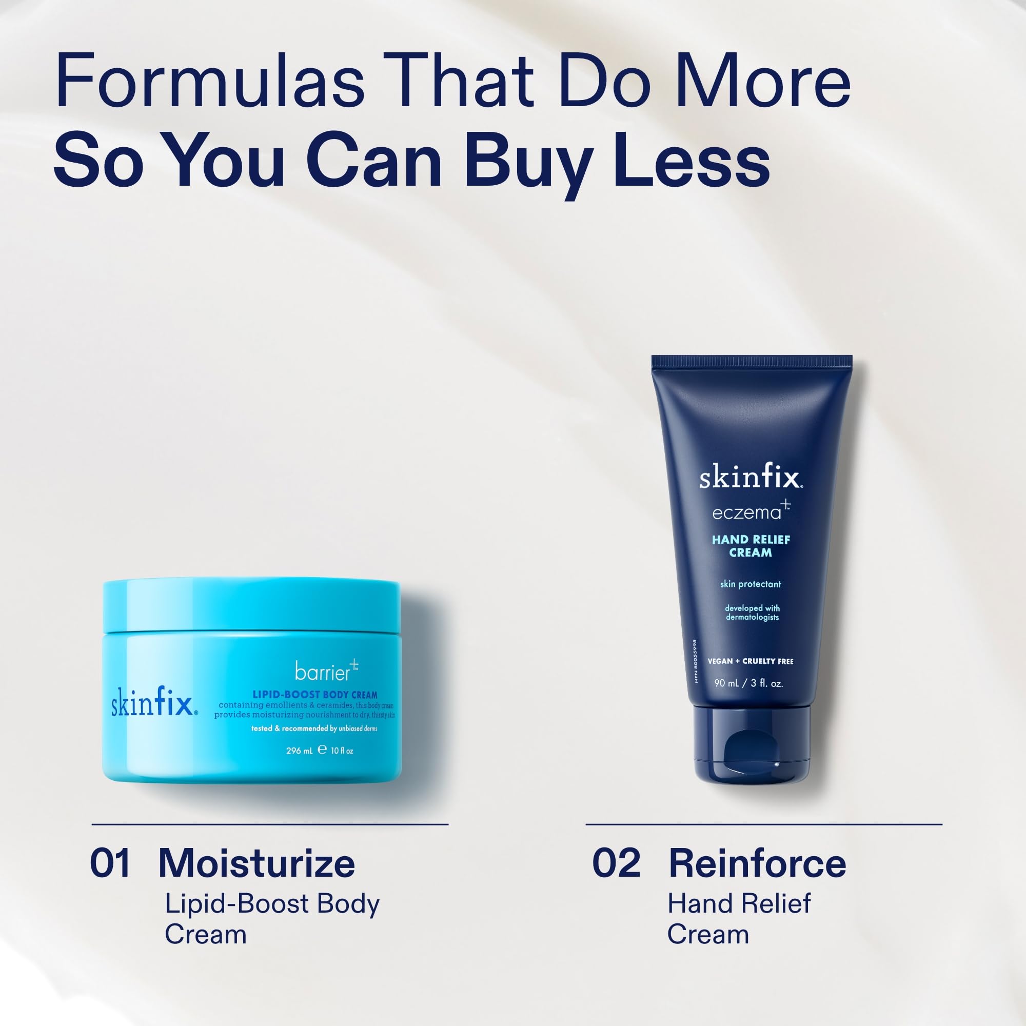 Skinfix Lipid-Boost Body Cream – 10 oz, Fragrance-Free, Vegan & Cruelty-Free Hydration & Barrier Support