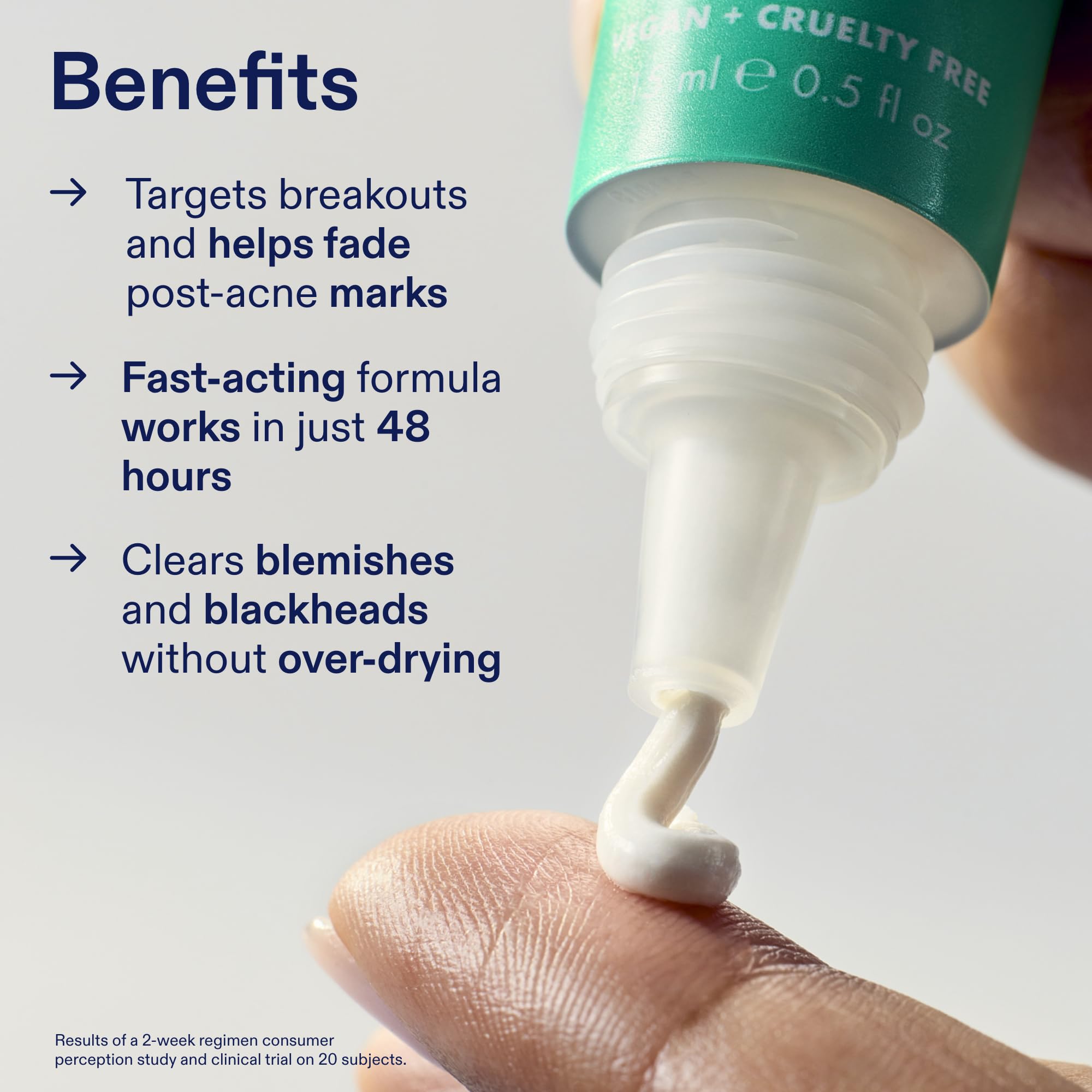 Skinfix 2% BHA Spot Treatment with Niacinamide – Fragrance-Free Acne Care (0.5 fl oz)
