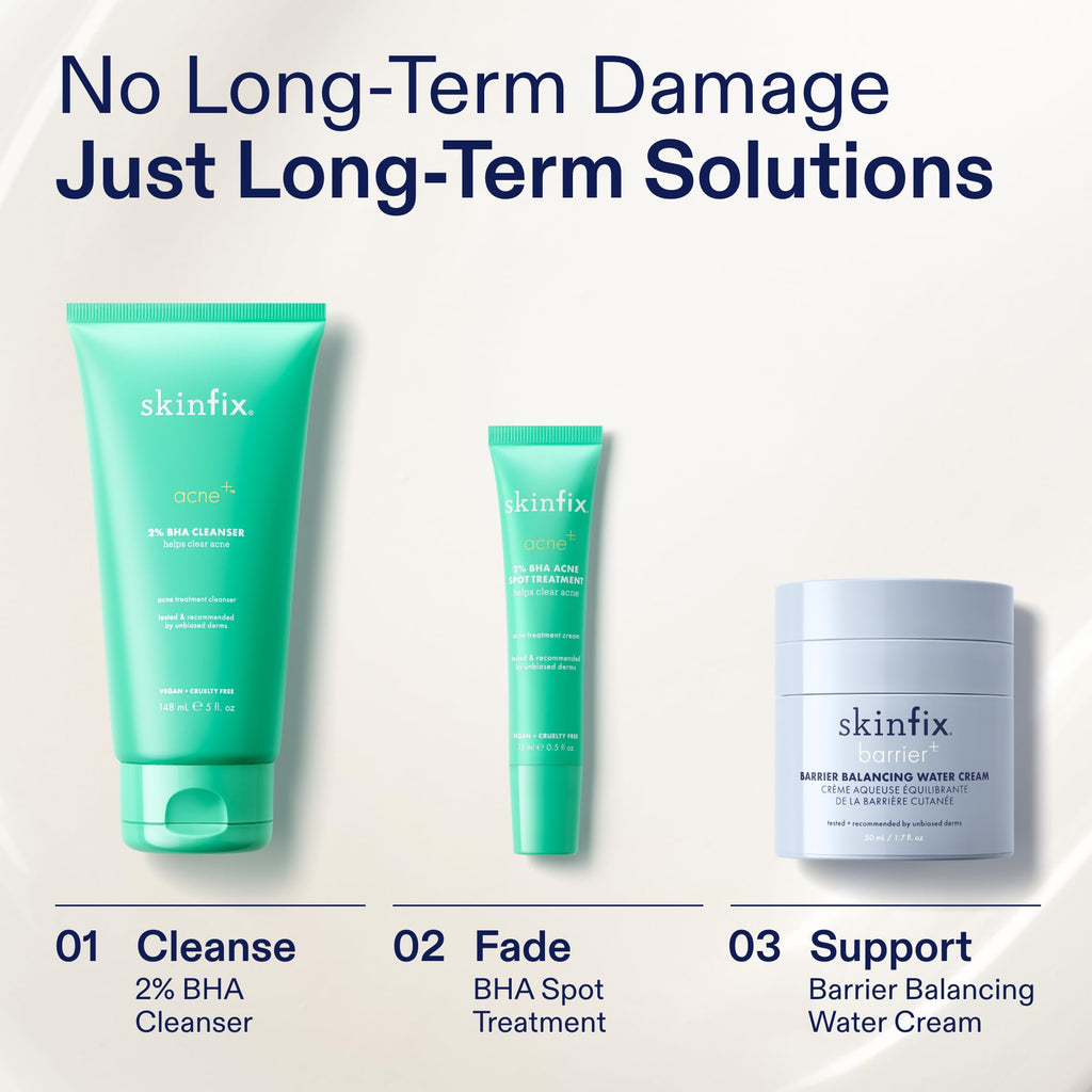 Skinfix 2% BHA Spot Treatment with Niacinamide – Fragrance-Free Acne Care (0.5 fl oz)