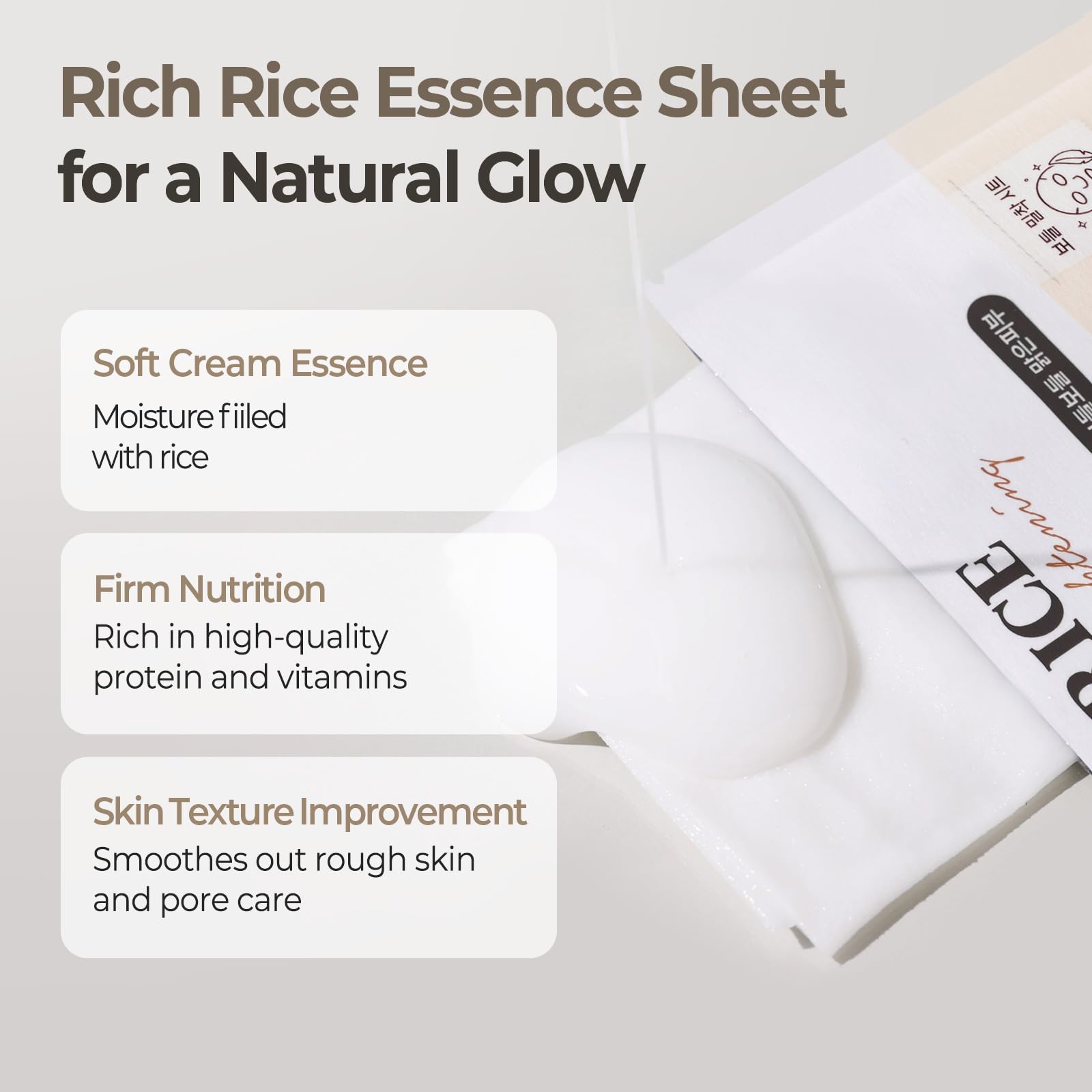 SKINFOOD 1957 Rice Daily Sheet Mask – Hydrating & Nourishing Vegan Korean Skincare