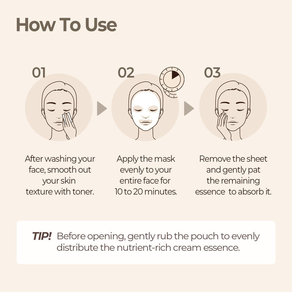 SKINFOOD 1957 Rice Daily Sheet Mask – Hydrating & Nourishing Vegan Korean Skincare
